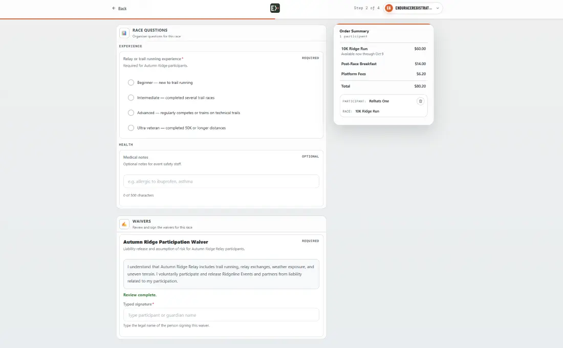 Waiver · flexible signature models